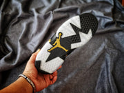 Air Jordan 6 Black and Gold High-Top Sneakers