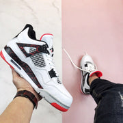 Jordan Air Jordan 4 Pale Citron Sneakers White Black Red