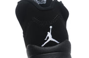 Jordan Air Jordan 5 Retro Black and Silver High-Top Sneakers