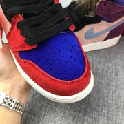 Jordan 1 High Christmas Red Multicolor Sneakers