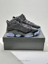 Jordan 6-4 Black High-Top Sneakers