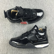 Jordan Air Jordan 4 Black Glossy Sneakers