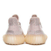 Yeezy 350 V2 Knit Sneakers in Light Gray and Tan