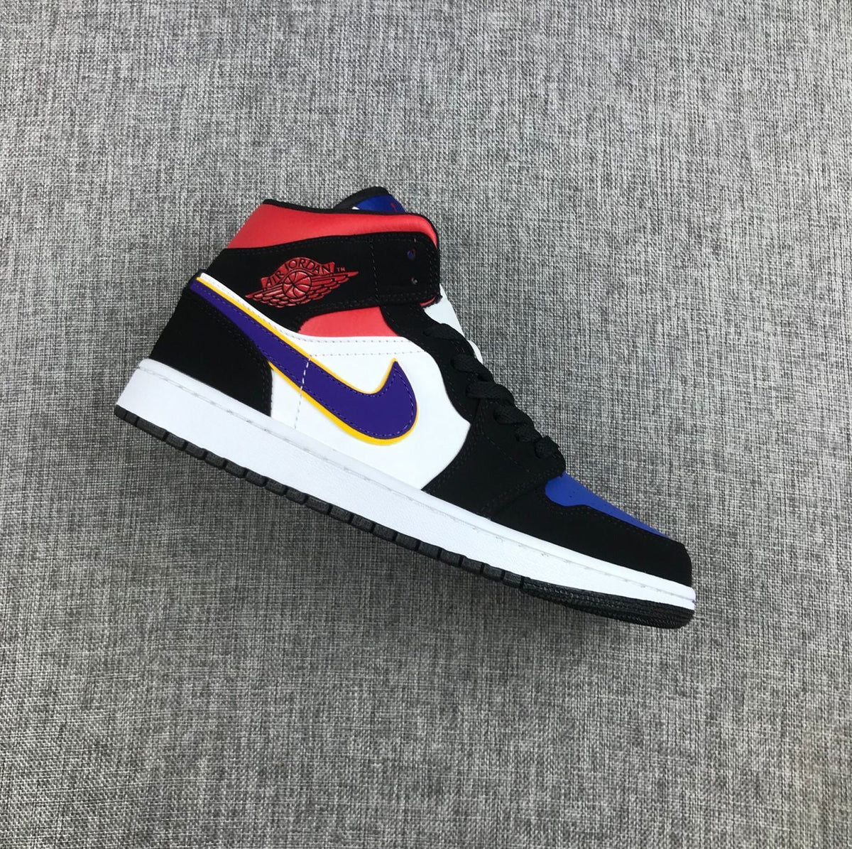 Air Jordan 1 Mid What The Multicolor Sneakers 852542-005