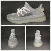 Yeezy Boost 350 V2 Gray Knit Sneakers