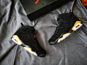 Air Jordan 6 Black and Gold High-Top Sneakers