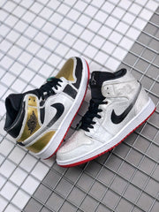 Air Jordan 1 Mid Edison Chen White Silk CU2804-100 Sneakers