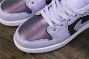 Air Jordan 1 Low Oxygen Purple Sneakers 554723-505