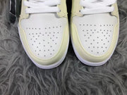 Jordan Air 1 Mid Sneakers Cream White and Black