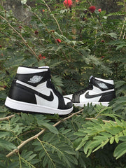 Jordan 1 High Black and White Sneakers