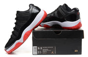 Jordan Air Jordan 11 Retro Low Black and Red Sneakers