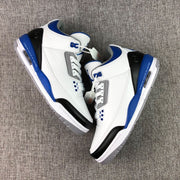 Fragment x Air Jordan 3 White Blue Sneakers CT8532-040