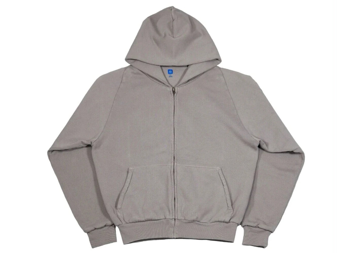 Yeezy X Gap Zip Up Exclusive Hoodie Light Grey