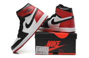 Jordan 1 High Sneakers in Black, White and Red