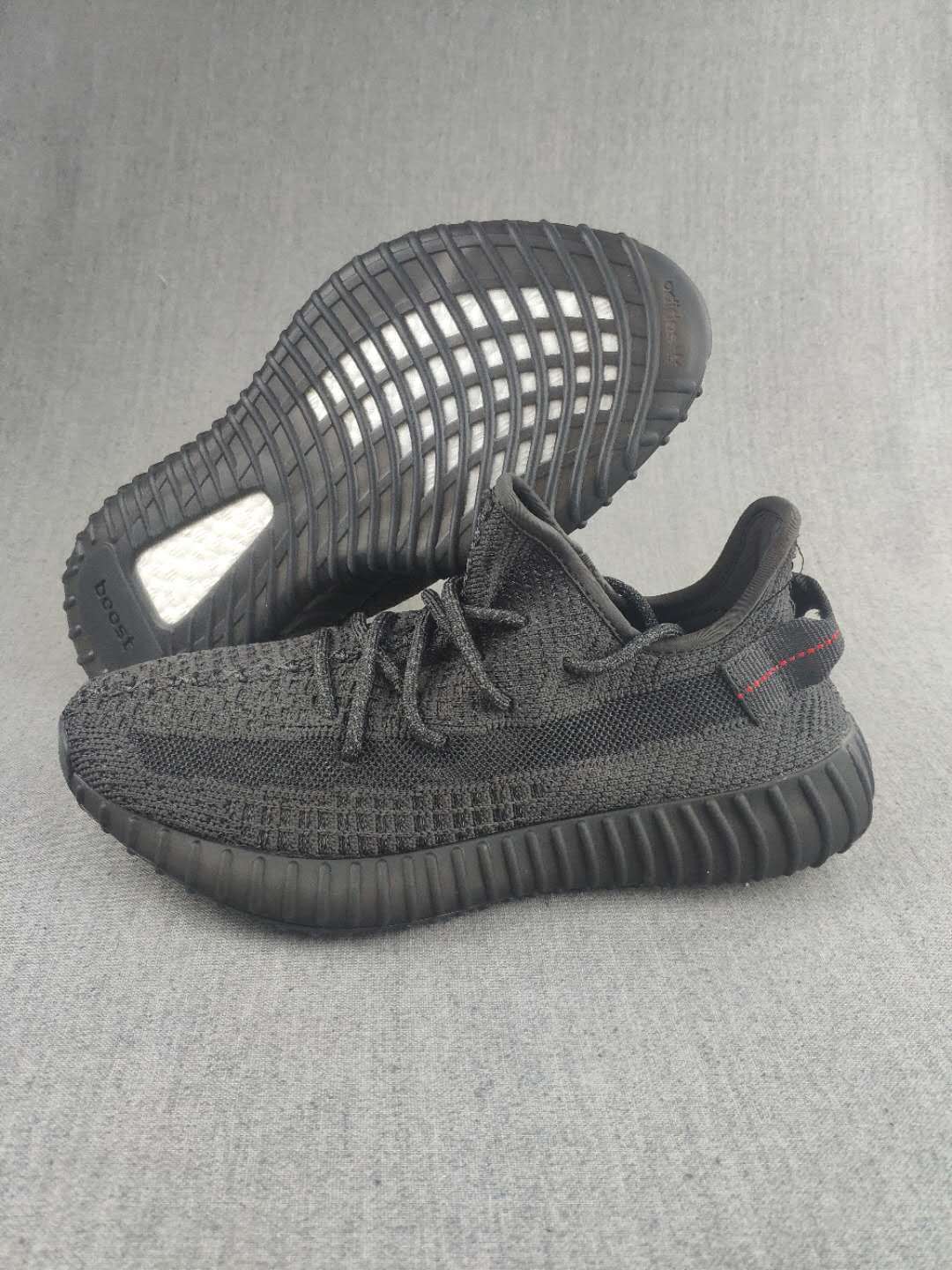 Yeezy Boost 350 V2 Dark Gray Knit Sneakers