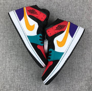 Jordan 1 Mid Multicolor High-Top Sneakers