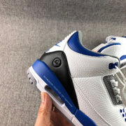 Fragment x Air Jordan 3 White Blue Sneakers CT8532-040