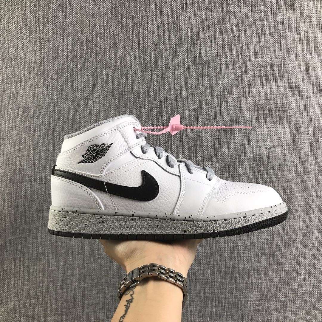 Jordan 1 High White Cement Sneakers