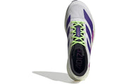 Men's Adidas Adizero EVO SL Shoes - Cloud White/Collegiate Purple/Lime Burst