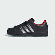 Men's Adidas x Coca-Cola Superstar II - Core Black / Silver Metallic