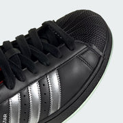 Men's Adidas x Coca-Cola Superstar II - Core Black / Silver Metallic