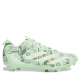 Men's Adidas Adizero Electric II Currency Neutral Cleats - Semi Green Spark / Almost Lime