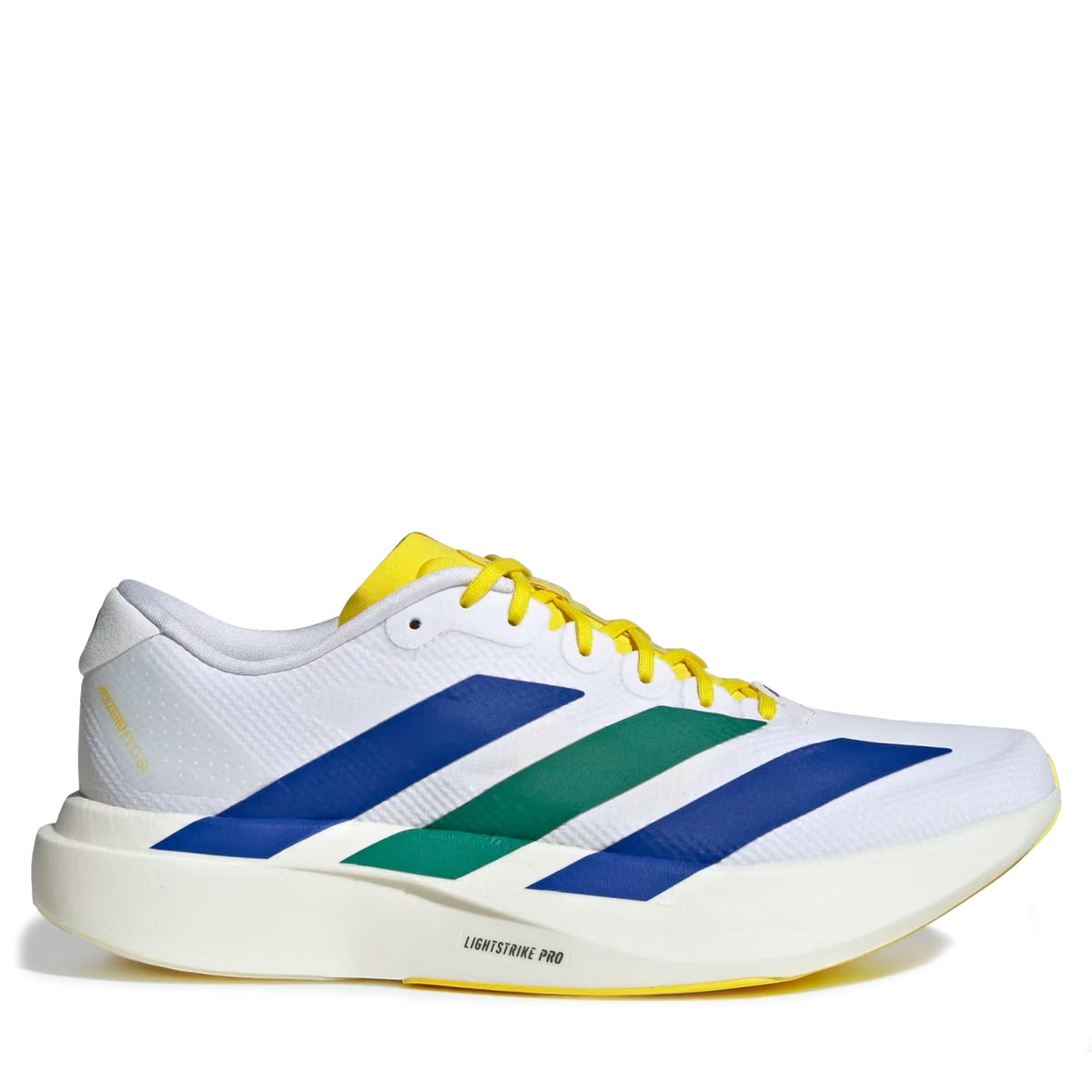 Men's Adidas Adizero Evo SL Woven - Yellow/Royal Blue/Iron Metallic