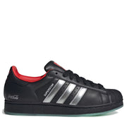 Men's Adidas x Coca-Cola Superstar II - Core Black / Silver Metallic