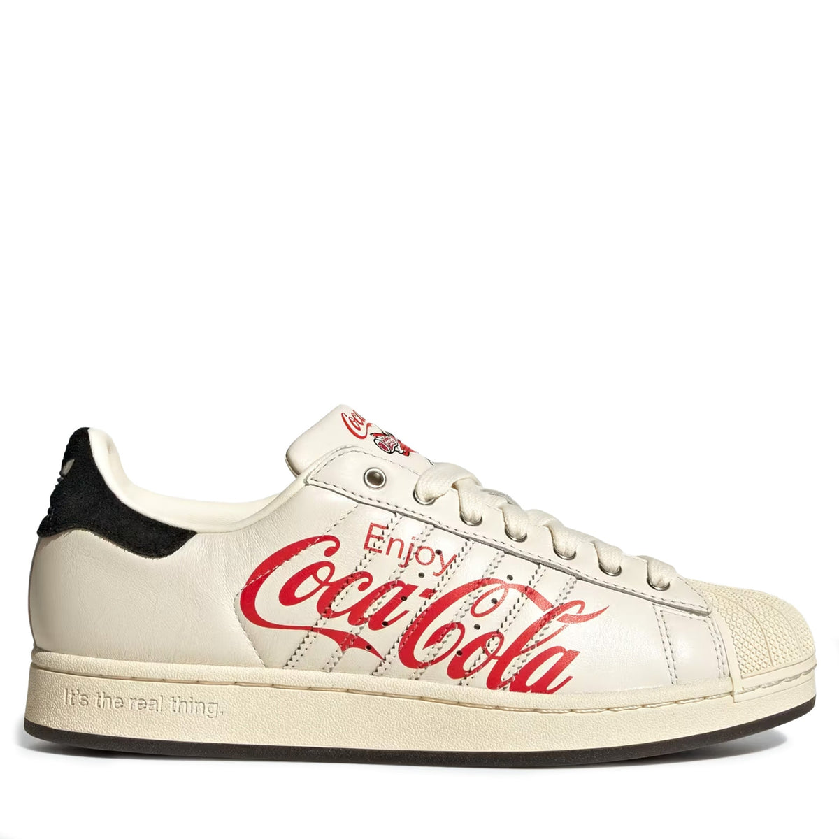 Men's Adidas x Coca-Cola Superstar II - Core White / Core Black / Cream White