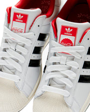 Men's Adidas x Coca-Cola Superstar II - Core White / Core Black